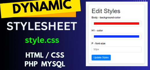 dynamic stylesheet