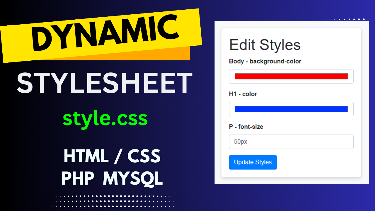 dynamic stylesheet