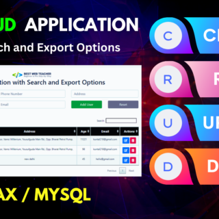How to Build a CRUD App using PHP MYSQL